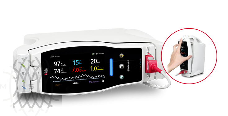 Masimo Radical 7 пульсоксиметр с многоразовым датчиком Red