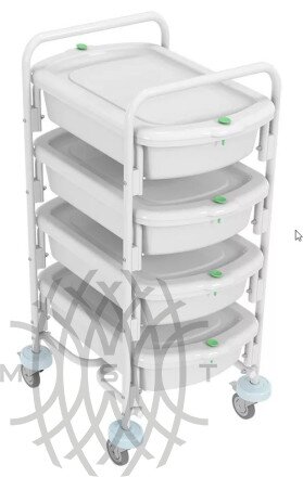 Тележка контейнерная эндоскопическая с контейнерами ТКЭ-4-"КРОНТ"-2