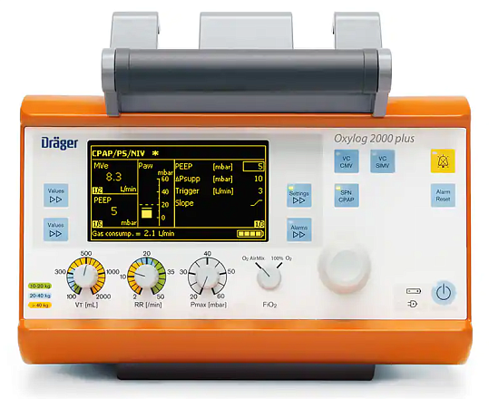 Draeger Oxylog 2000 plus аппарат ИВЛ